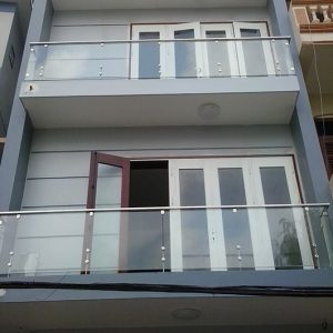 Mẫu lan can kính - Ms:04